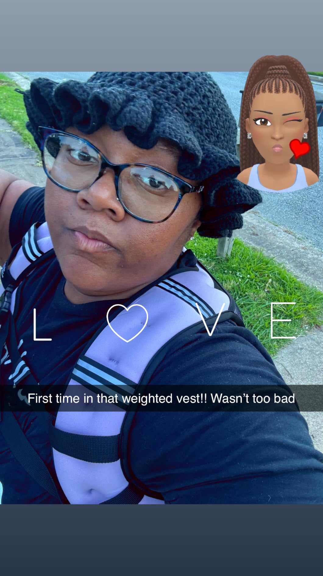 BAGAIL Comfort-Fit Weighted Vest for Woman, Even Weight Distribution, Faster Weight Loss, No-Chafe or Bounce for Walking & Running with Detachable Phone Pouch & Reflective Stripes (Available 5-30lbs) customer photo 1