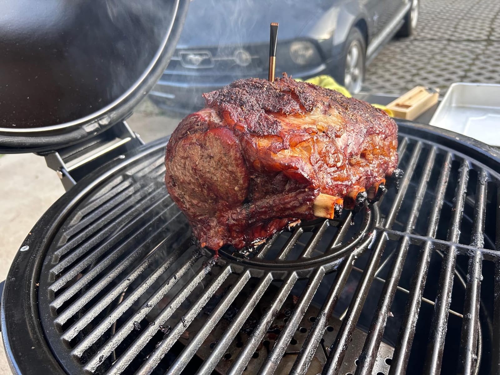 Brand-Man Steel Kamado Charcoal Grill & Smoker customer photo 2
