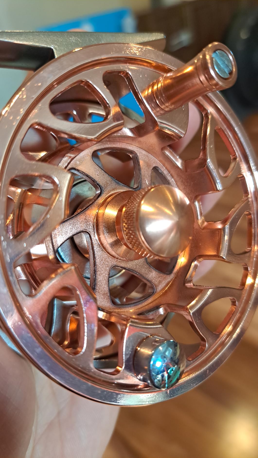 Sougayilang Fly Fishing Reel, CNC-Machined Aluminum Alloy, 5/6 Weight, Lightweight Trout Reel customer photo 1
