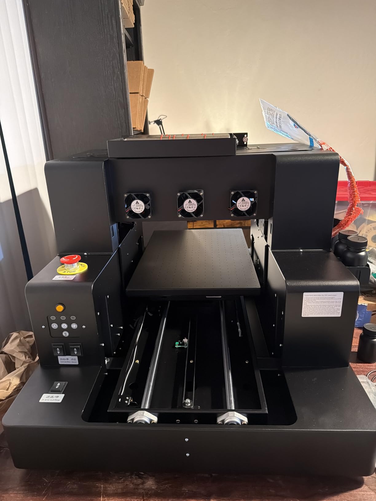 A3 XP600 UV Flatbed Printer customer photo 1