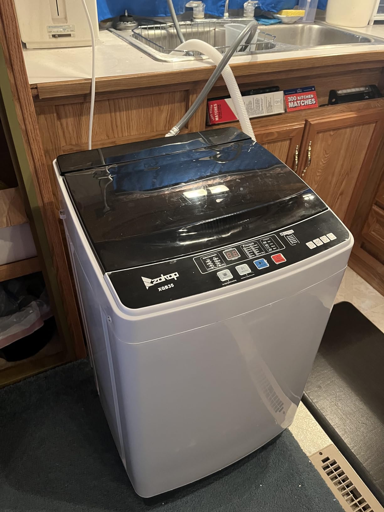 Winado 17.6LBS Full Automatic Portable Washing Machine with Drain Pump | 10 Wash Programs, 8 Water, 2 in 1 Washer and Spinner, For Apartments, RV, Camping customer photo 2