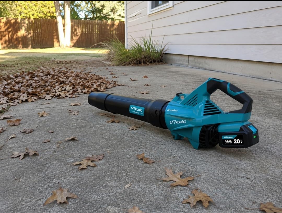 Leaf Blower Cordless, New Upgraded 1200W Brushless Motor Leaf Blower, 700CFM 200MPH with 3 Speed Modes, 160Mins Max Runtime customer photo 2