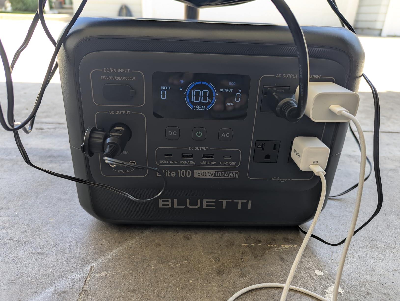 BLUETTI Elite 100 V2 Portable Power Station for Camping 1024Wh 1800W, 3600W Surge, LiFePO4 Battery Solar Generator for Home Backup, Emergency, Outdoor customer photo 2