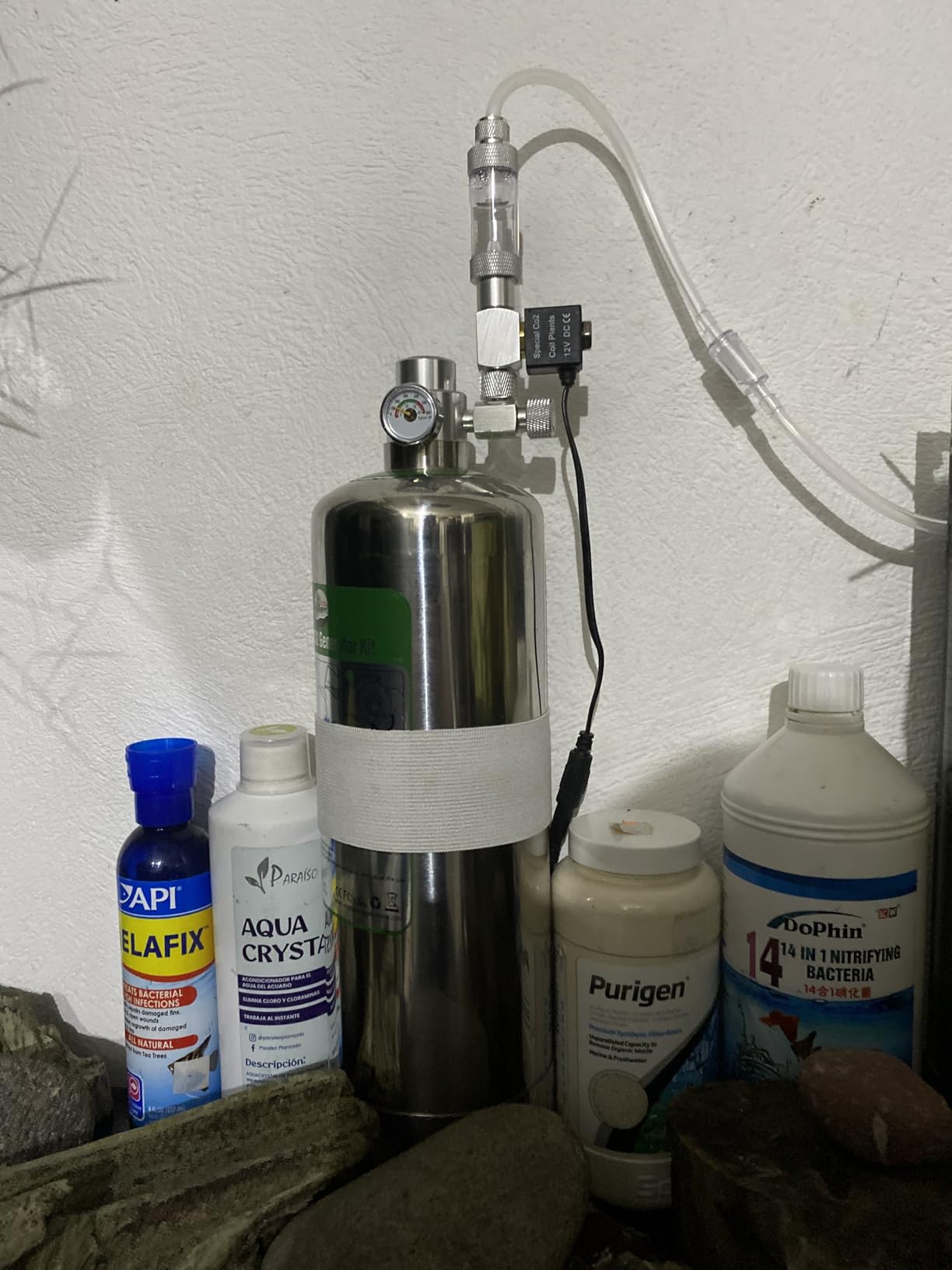 2L Aquarium CO2 Generator System, CO2 System Kit with Regulator and Needle Valve for Aquarium Plants Tanks customer photo 1