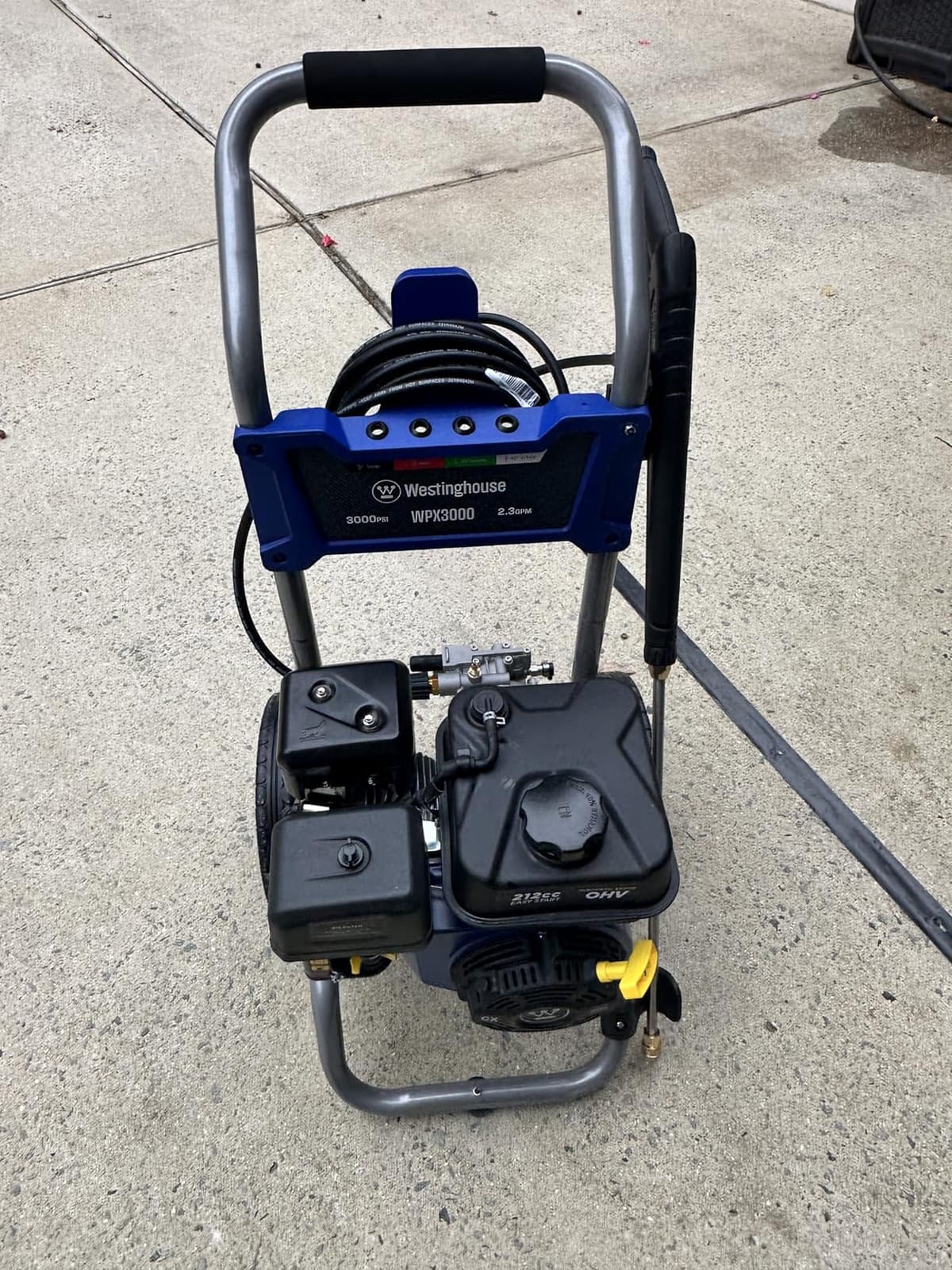 Westinghouse WPX3000 Gas Pressure Washer, 3000 PSI and 2.3 GPM, Spray Gun and Wand, 4 Nozzle Set, for Cars/Fences/Driveways/Homes/Patios/Furniture customer photo 1