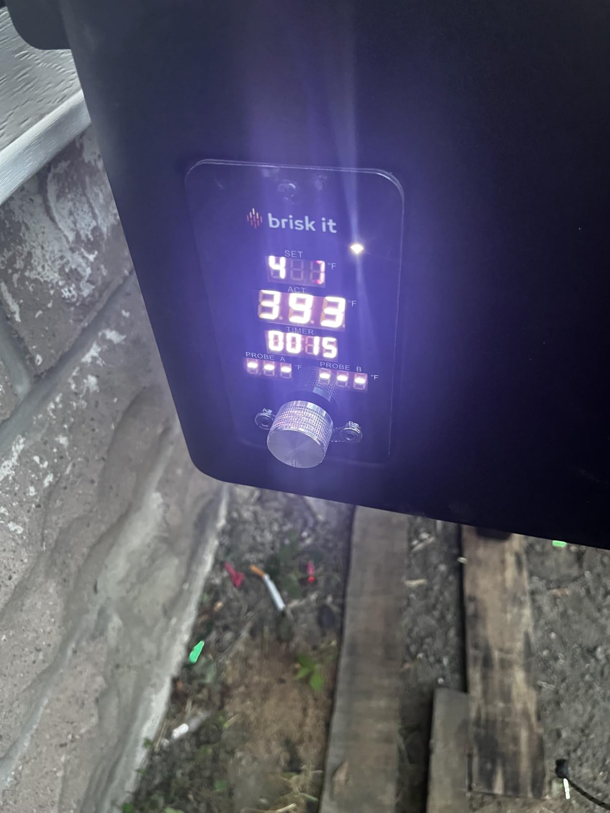 Brisk It Zelos-450 Wood Pellet Grill & Smoker, 450 Sq In, WiFi and A.I. | 7-in-1 BBQ Versatility With Waterproof Cover, App Control, Auto Cooking, PID Controller, 500°F Max, 12 lb hopper, Meat Probe customer photo 1