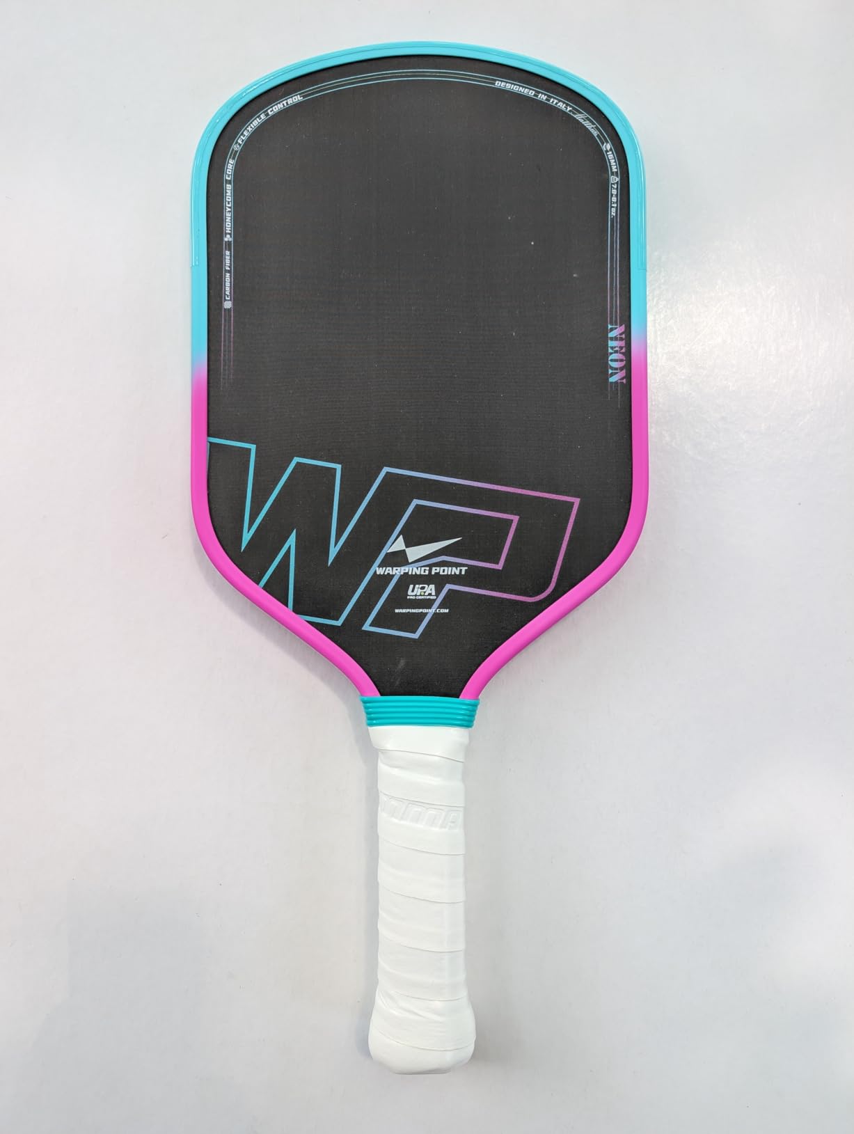 Warping Point Neon Gen 3 Pickleball Paddle, UPA-A Approved, Triple-Layer T700 Raw Carbon Fiber, 16MM EdgeFusion Core, Thermoformed Frame, Tour-Level Spin, Control & Power customer photo 1