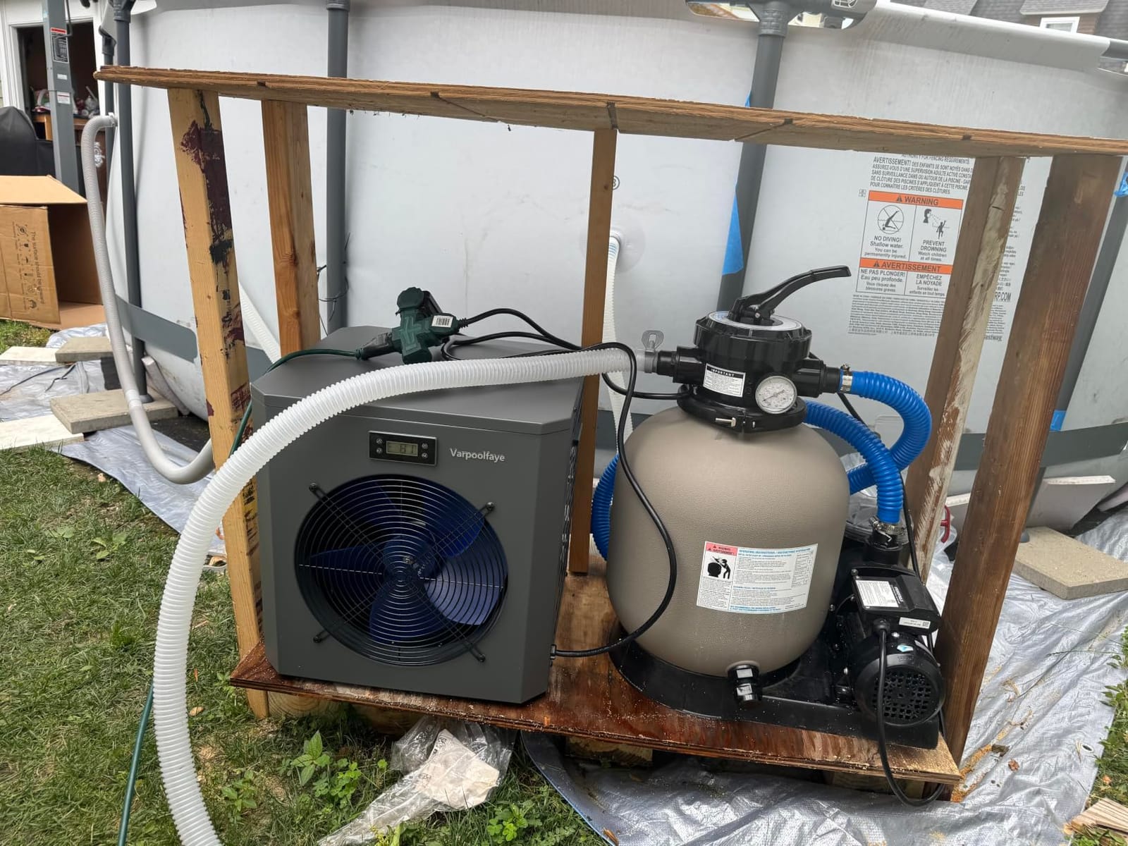 40000 BTU Pool Heater for Above Ground and Inground Pools 220v customer photo 2