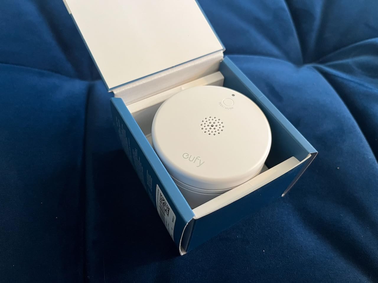 eufy Security Smoke Alarm E10, Smoke Detector, Ultra-Compact 70 mm Design | 5-Year Battery, App Alerts Away from Home, Loud Siren, Fewer False Alerts with UL 217 Compliance, Requires eufy HomeBase customer photo 1