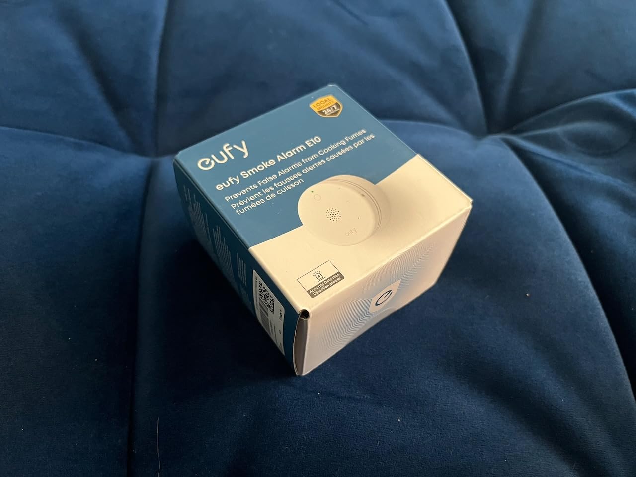 eufy Security Smoke Alarm E10, Smoke Detector, Ultra-Compact 70 mm Design | 5-Year Battery, App Alerts Away from Home, Loud Siren, Fewer False Alerts with UL 217 Compliance, Requires eufy HomeBase customer photo 2