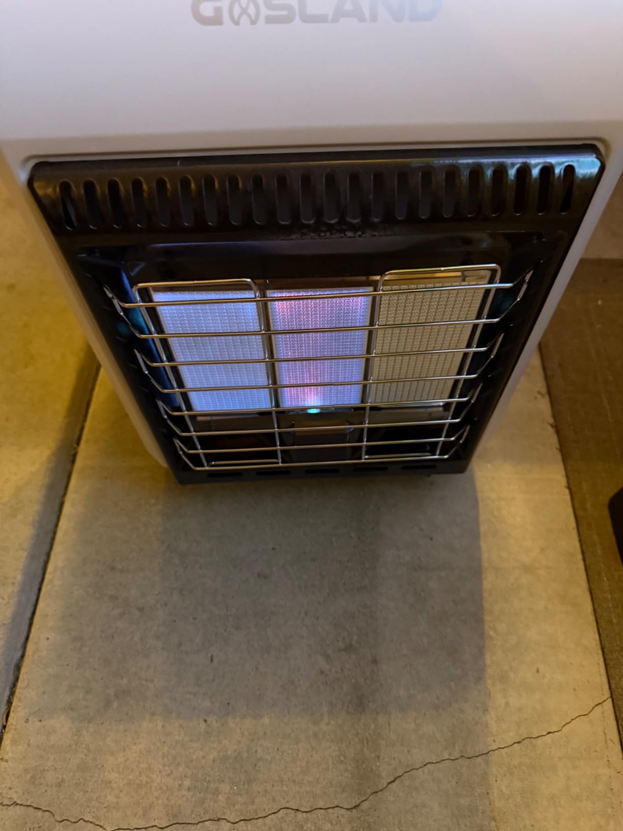 GASLAND Flame Jet 125,000 BTU Propane Force Air Heater, Portable Propane Heater for Garage, Workshop, Job Site, Outdoor Camping & Industrial Space - Fast Heating, Durable Steel Construction customer photo 1