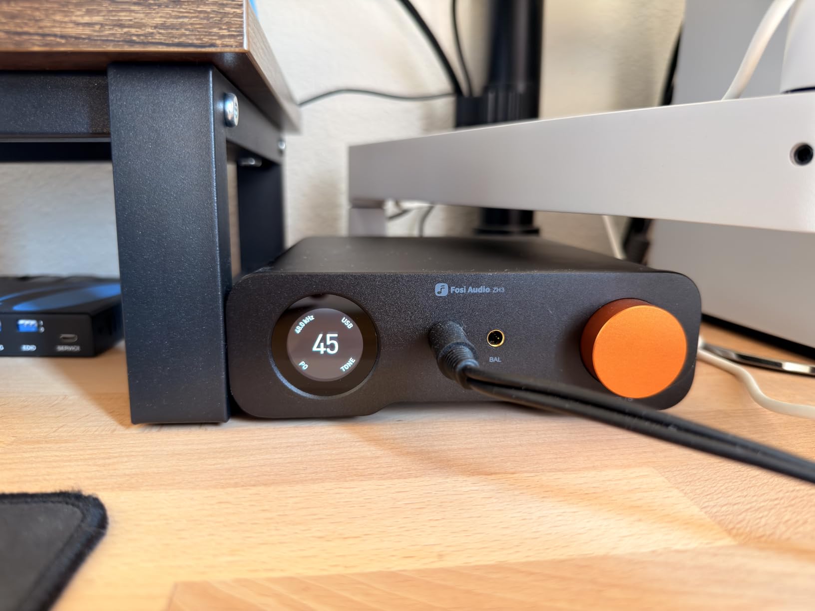 Fosi Audio ZH3 DAC Headphone Amp, Fully Balanced Preamp with AKM4493SEQ XMOS XU316 PCM 768kHz for Amplifiers, USB/Optical/COAX/RCA/12V Trigger Input, XLR/RCA/4.4mm/6.35mm Output with Remote customer photo 2