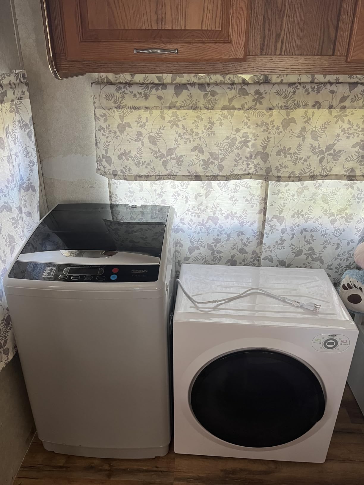 ROVSUN 25LBS Full Automatic Washing Machine and 2.6CuFt Portable Clothes Dryer Set, Electric Laundry Washer and Dryer Combo Set with Stainless Steel Inner Tub, for Apartment, Dorms, Home customer photo 2