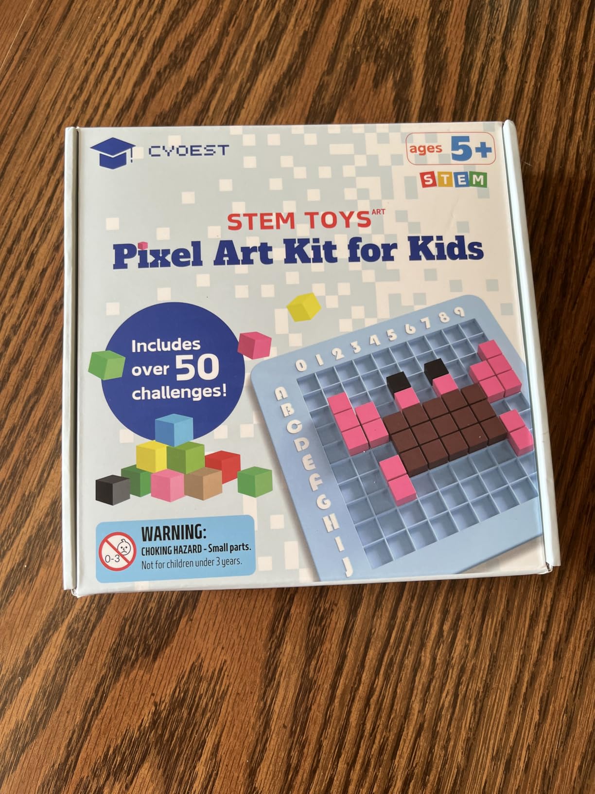 STEM Toys Pixel Art Kit for Kids - Arts and Crafts Gift for Boys & Girls 5+ customer photo 1