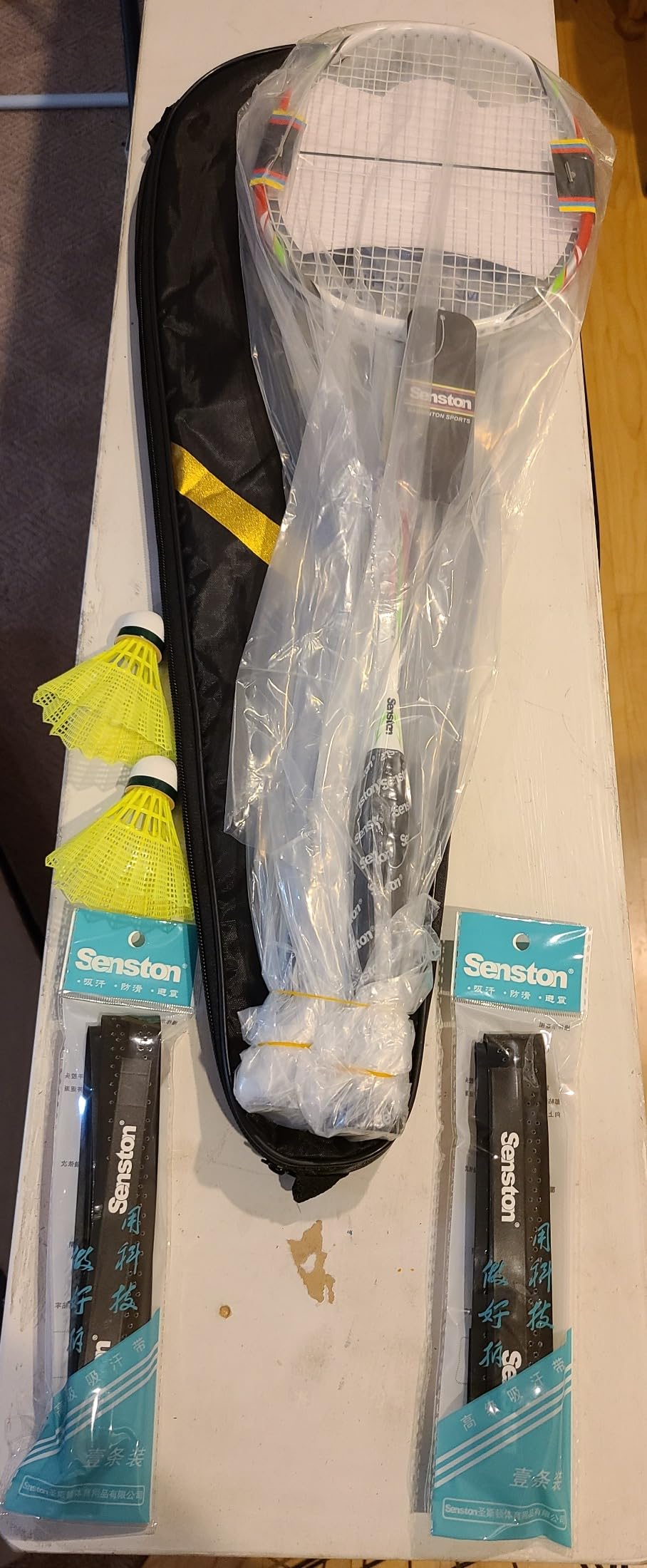 Senston Carbon Composite Badminton Set of 2, Lightweight, with Bag customer photo 2