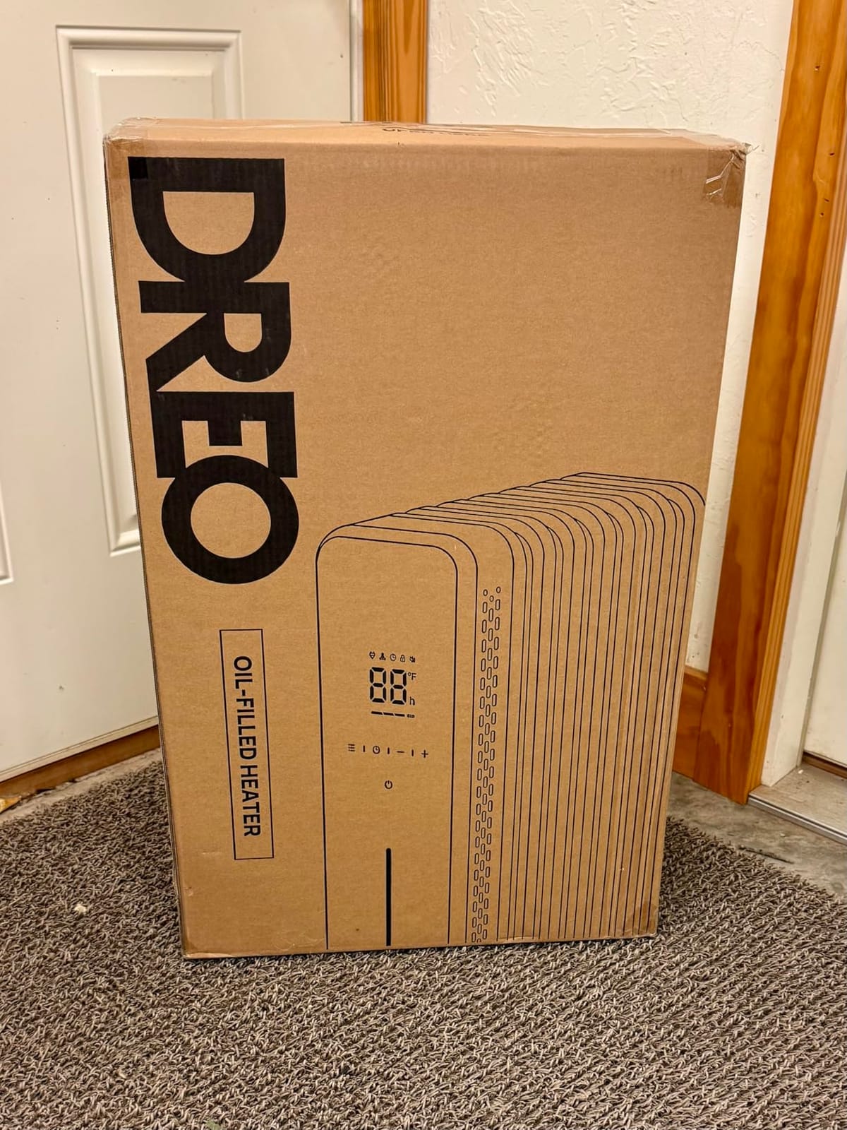 DREO Oil Filled Radiator Heater for Indoor Use, 8 Safety Protection, 1500W Electric Heaters for Large Room, 8 Fins, with Remote, 4 Modes, Digital Thermostat, 24H Timer, Quiet customer photo 2