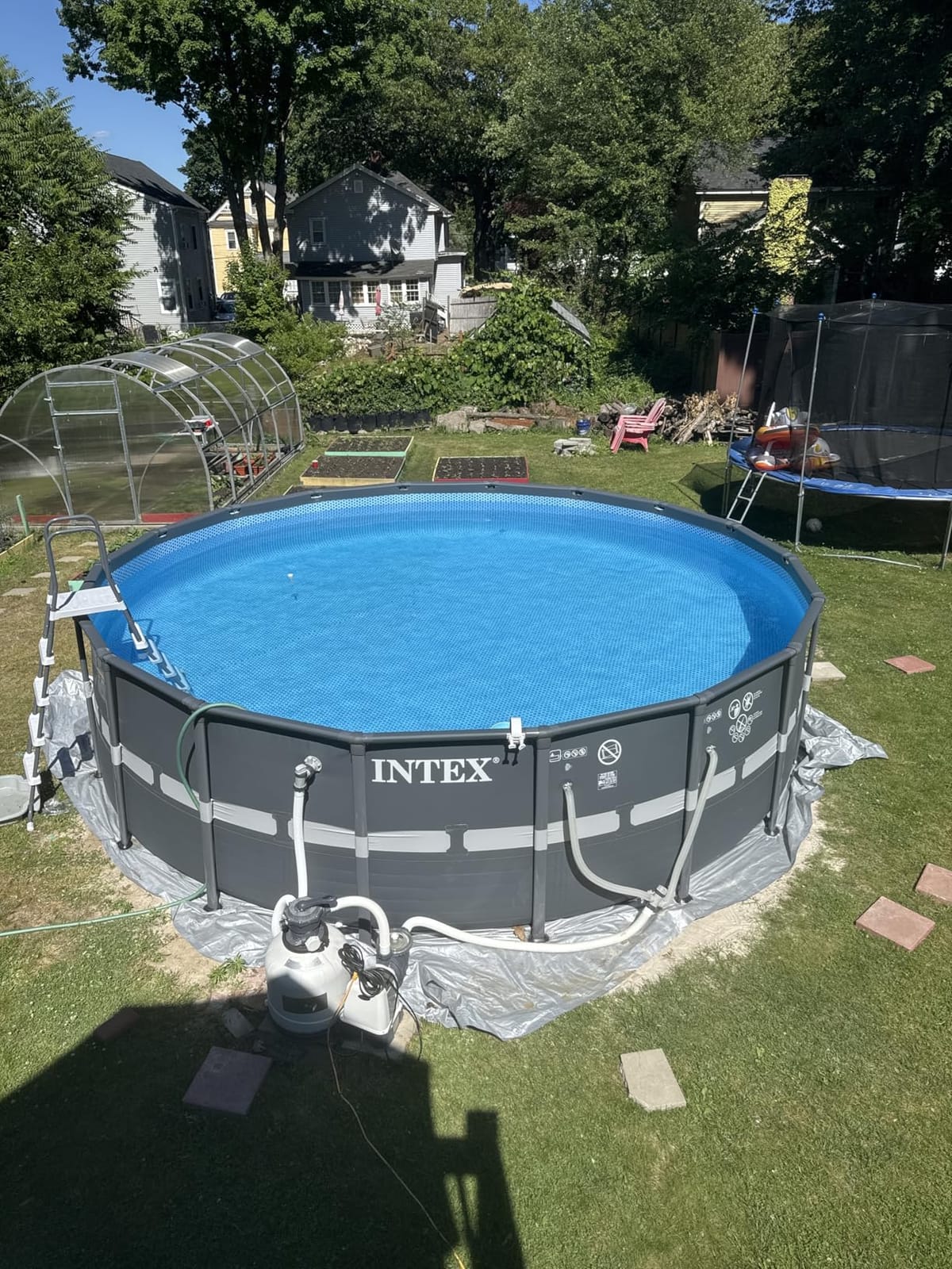INTEX Ultra XTR 18ft x 52in Round Above Ground Swimming Pool Set w/Pump customer photo 2