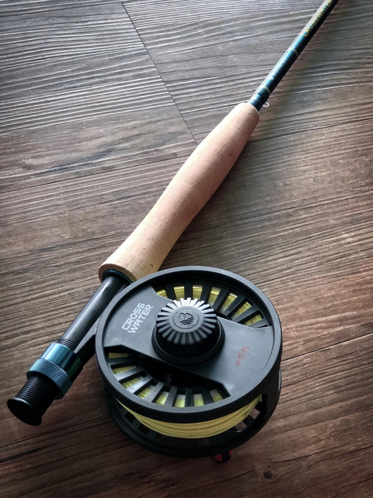 Redington Crosswater Fly Fishing Outfit – 4-Piece Fly Rod with Crosswater Reel, Rio Mainstream Fly Line & Zippered Travel Case – Complete Starter Kit customer photo 1