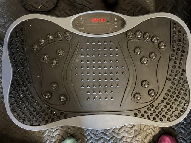 Vibration Plate Exercise Machine, 130 Levels Full Body Workout Vibrating Plate for Lymphatic Drainage Weight Loss, 450 Lbs Capacity Shake Platform with Bluetooth for Women Men customer photo 1