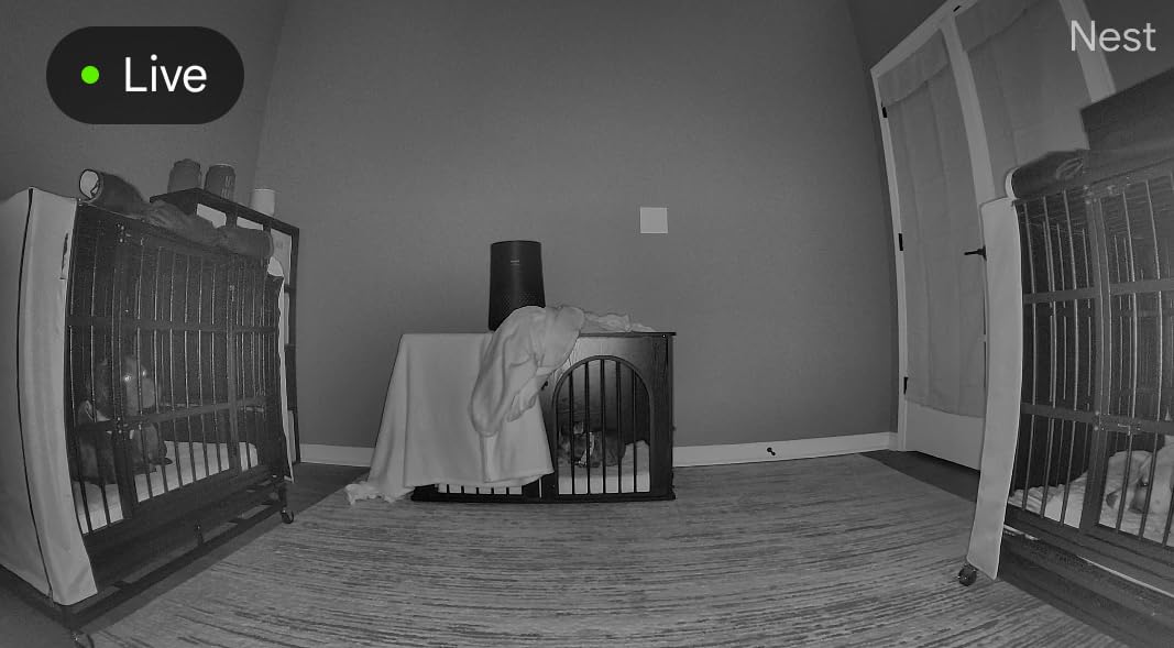 Google Nest Cam Indoor (Wired, 3rd Gen) - 2025 - Snow | 2K video, motion detection, color night vision, 2-way audio, works with Google Home and Gemini, intelligent alerts customer photo 1