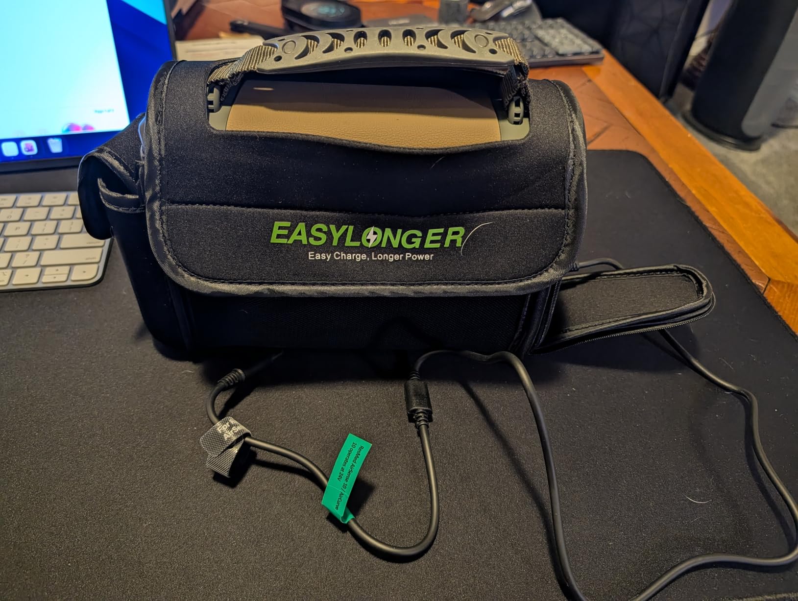 EASYLONGER CPAP Battery Backup ES960, 297.6Wh LiFePO4 Battery Pack, 3-Night CPAP Power, Cables Included, for S9, AirSense 11/10, AirMini, DreamStation /2, Camping, RV & Emergency Blackout Use customer photo 1