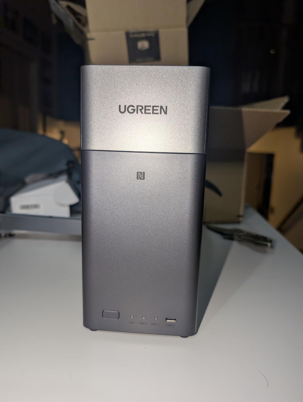 UGREEN NAS DH2300 2-Bay for Beginners & Personal Users, Phone Backup | AI Album, Private Cloud/Remote Access, File Sharing, Multi-Device Backup, Home Entertainment, 4GB RAM on Board (Diskless) customer photo 2
