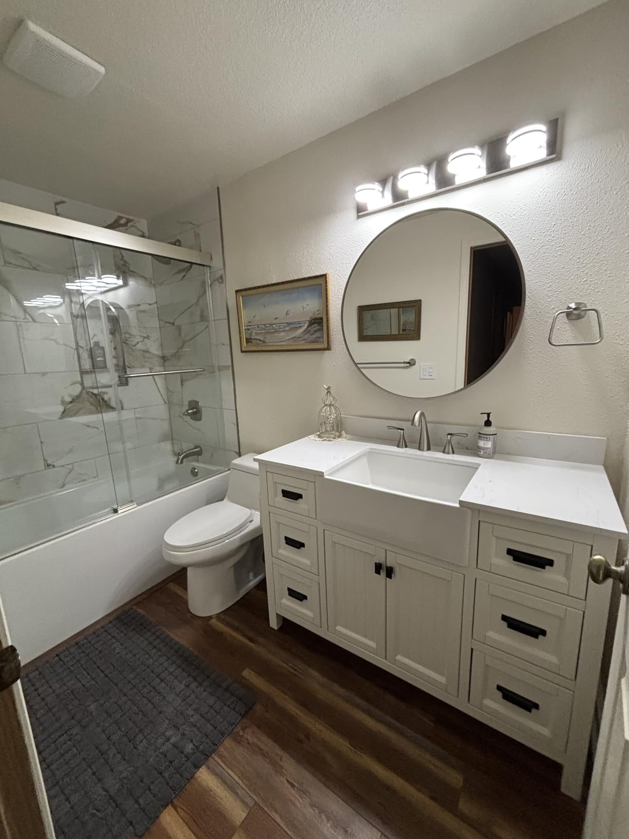42 Inch Bathroom Vanity with Sink, Steel Blue customer photo 1