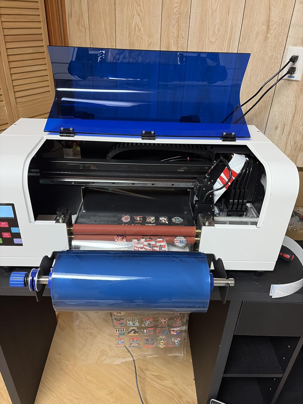 A3+ DX7 UV DTF Sticker Printer Come with Software A/B Film and Inks customer photo 1