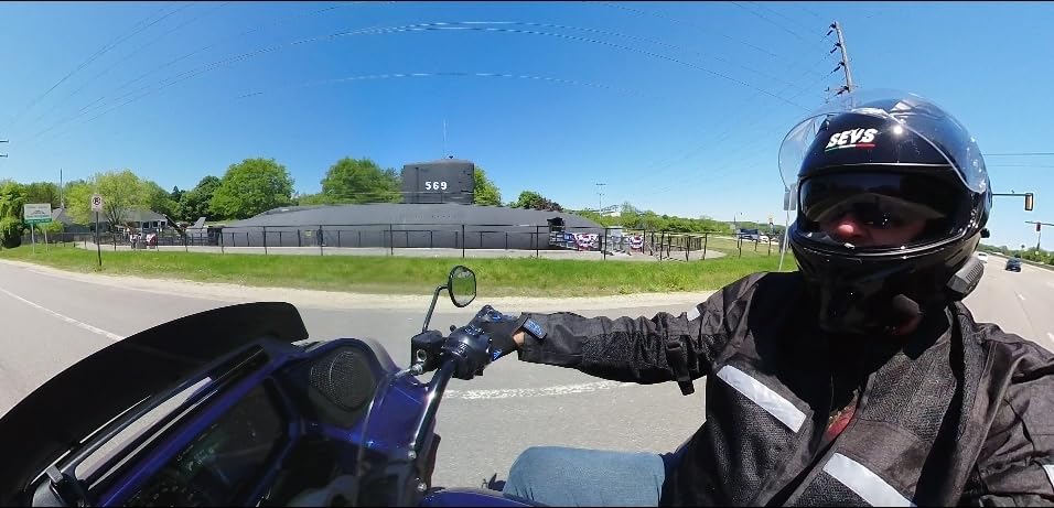 AKASO 360 Action Camera Motorcycle Combo- 5.7K 360 Video with 1/2