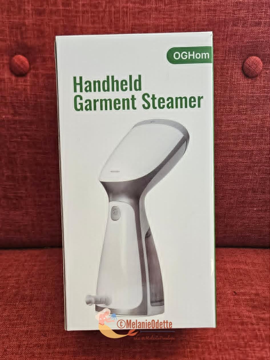 OGHom Portable Travel Handheld Steamer for Clothes, Garment Wrinkle Remover, White, 1000W Strong Penetrating Fabric Steamer, 150ML Water Tank, for Home, Office, Travel (ONLY FOR 120V) customer photo 1