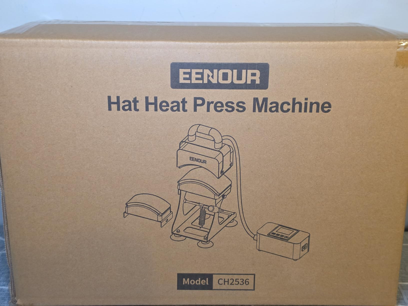EENOUR Hat Press, Hat Heat Press Machine with 2 Platens & Caps Stretcher, Hat Press Heat Machine for Caps with Memory Mode, Precise Time and Temperature Control, Heat Transfer Printing for Caps, Hats customer photo 2