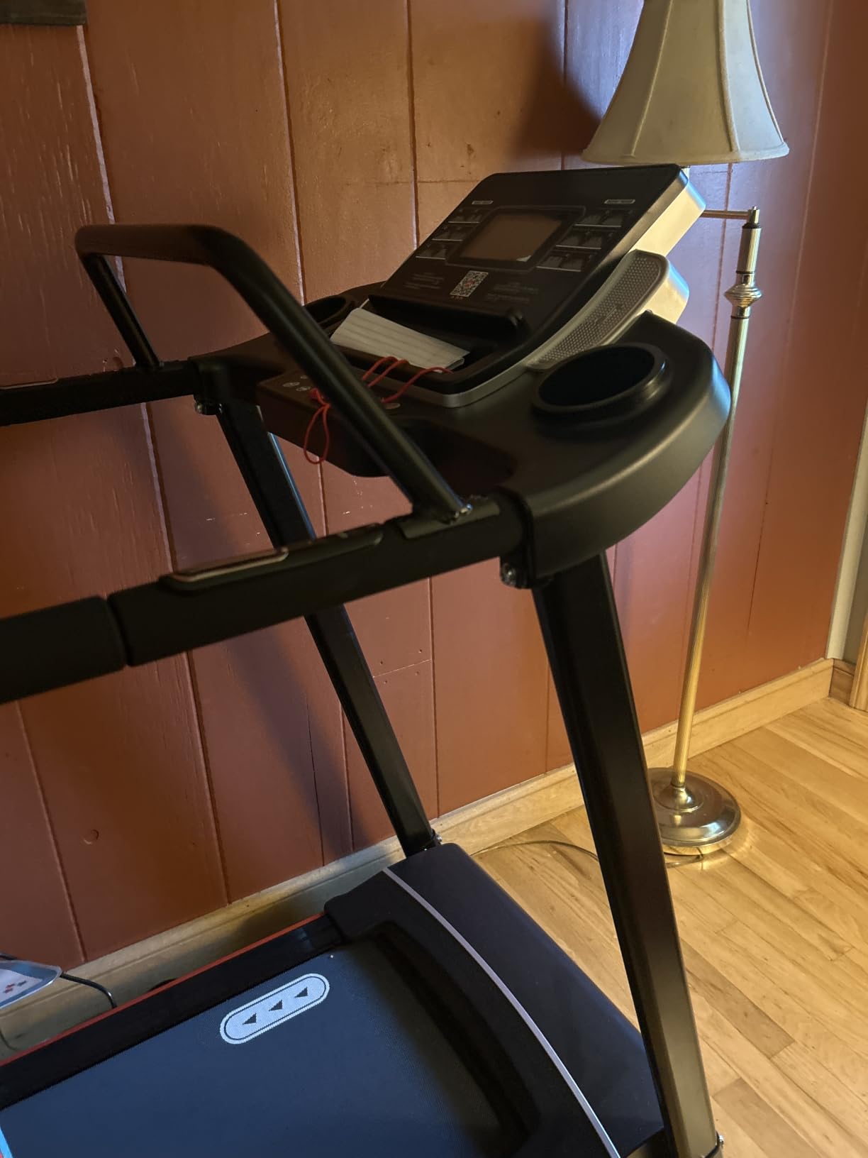 Redliro Walking Treadmill for Seniors - 400 Lb Capacity Senior Treadmill | Front & Long Handrails, 0%-2% Incline, 47.6