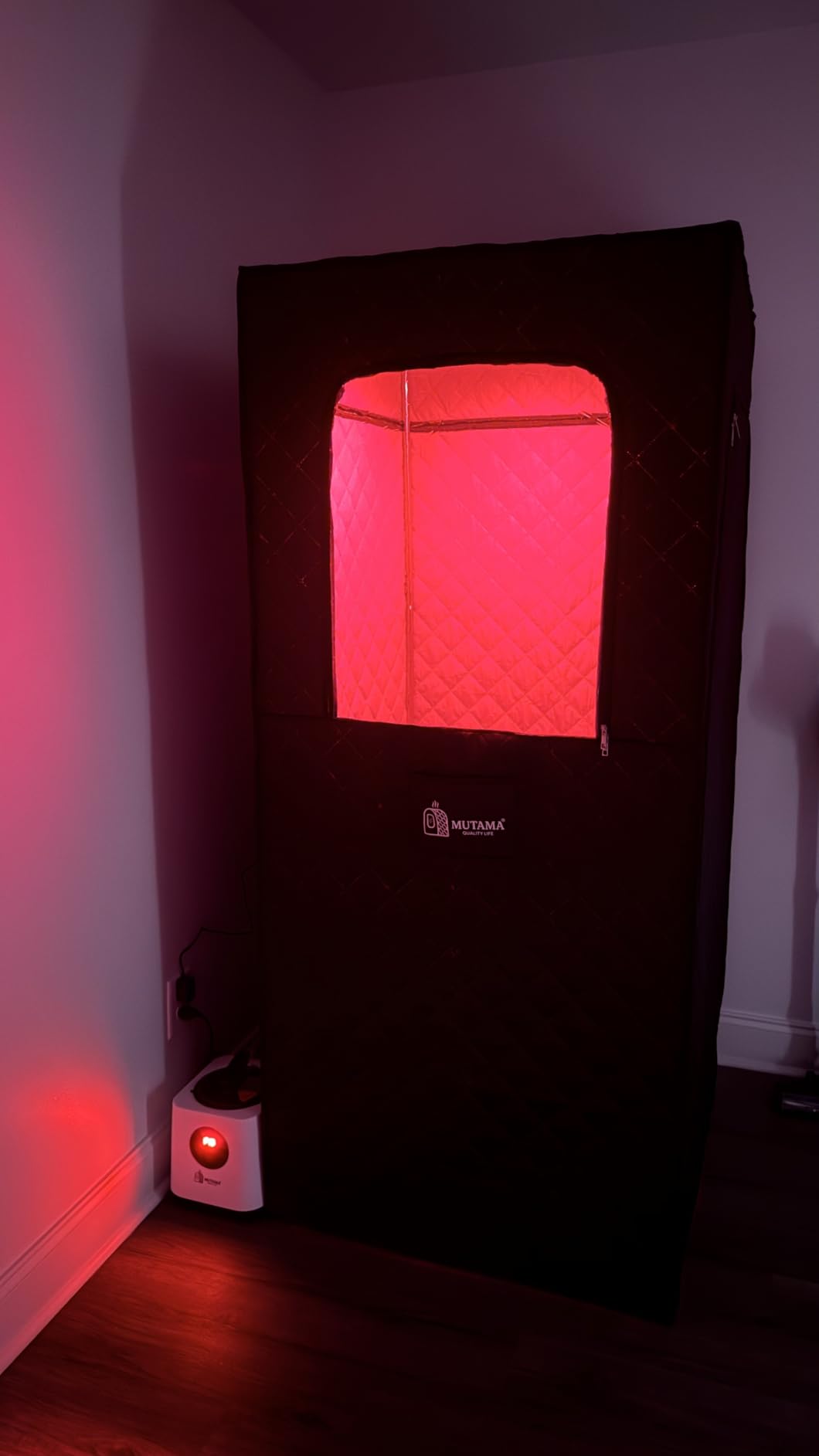 Portable Infrared Sauna Box for Home, 3L 1400W Steam Sauna Tent, Portable Sauna, Personal Sauna Pod, 660nm Red Light, Remote Control, Folding Chair, 15 Levels, 99-Min Timer, 32