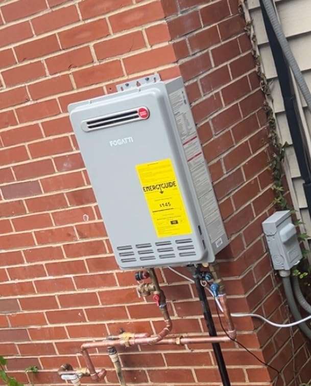 FOGATTI Tankless Water Heater Natural Gas Outdoor On Demand CSA Certified customer photo 2