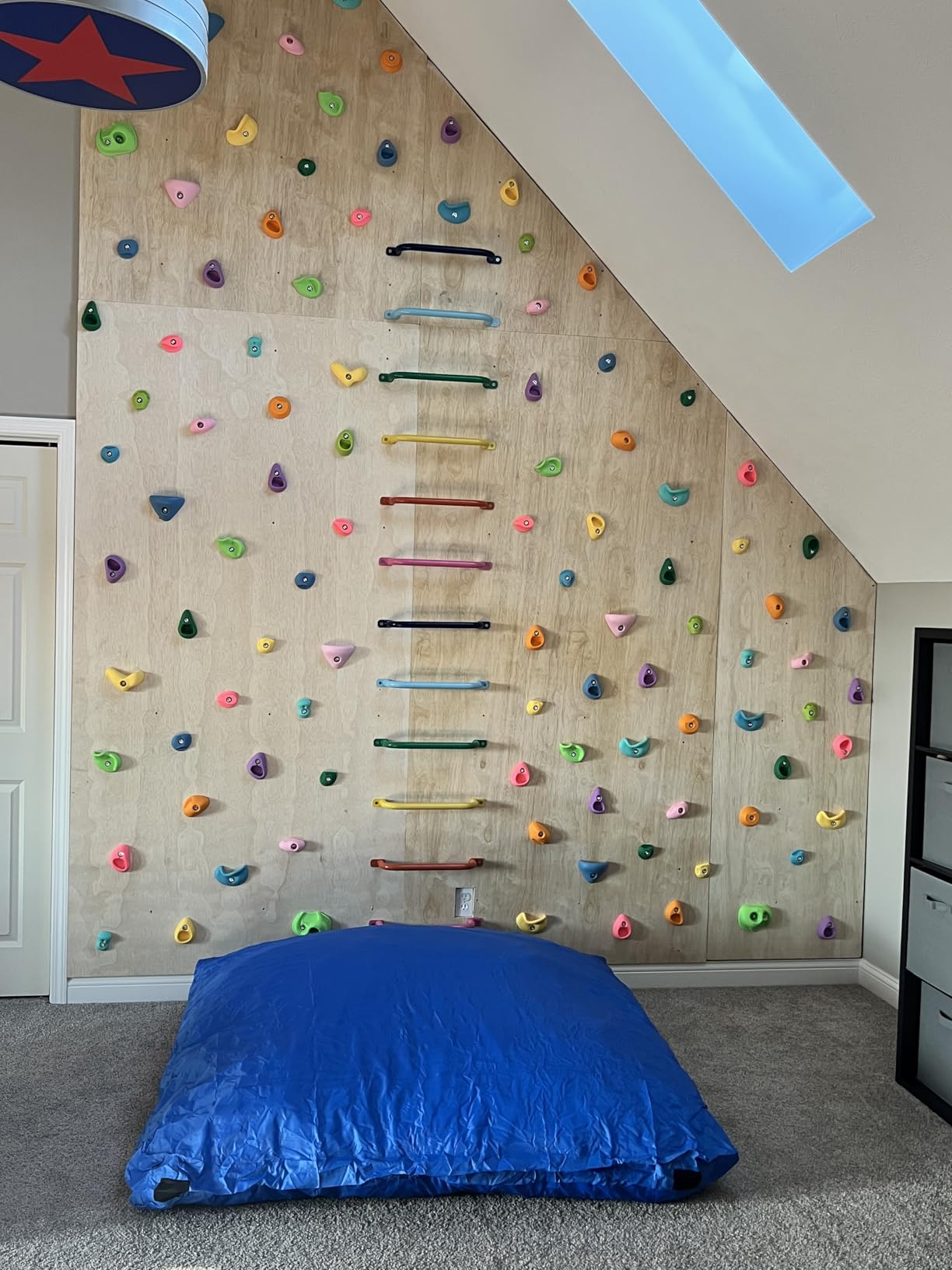 32 PCS Rock Climbing Holds for Kids,Rock Climbing Wall Grips Climbing Rocks Wall Kit for Indoor and Outdoor Playground Play Set with Hardware (Style A) customer photo 2