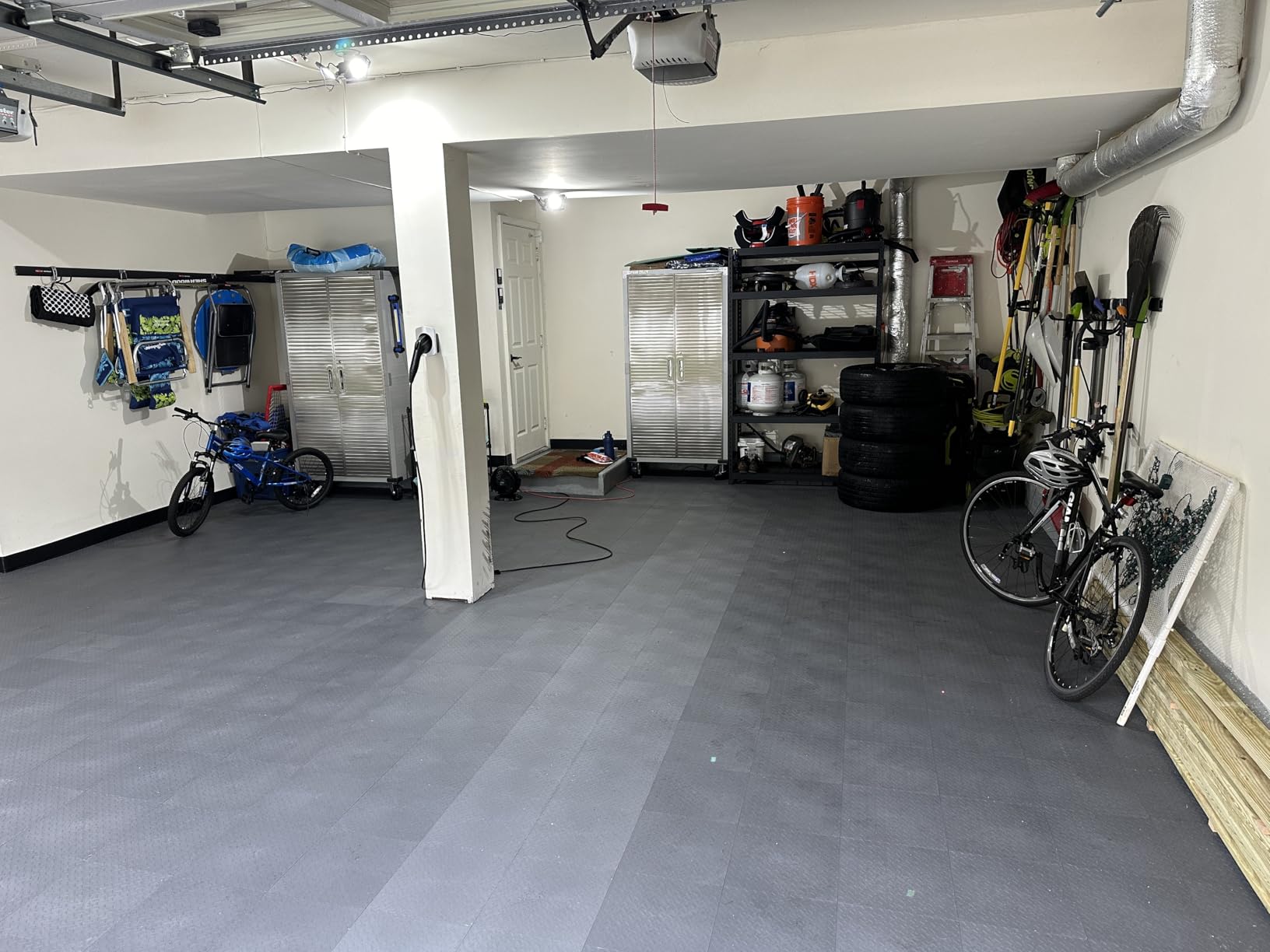 Garage Floor Tiles Interlocking Garage Flooring for Car Modular PlasticTile customer photo 2