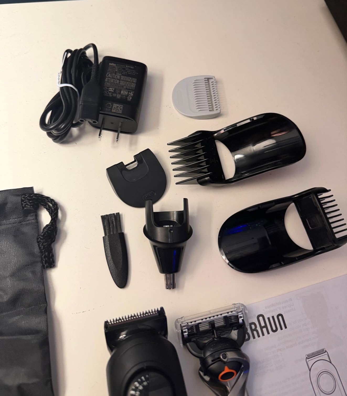 Braun Series 7 All-in-One Beard & Body Grooming Kit for Men, Cordless Trimmer, Hair Clippers & Shaver for Face, Hair & Body with Gillette ProGlide Razor, AIO 7530 customer photo 2