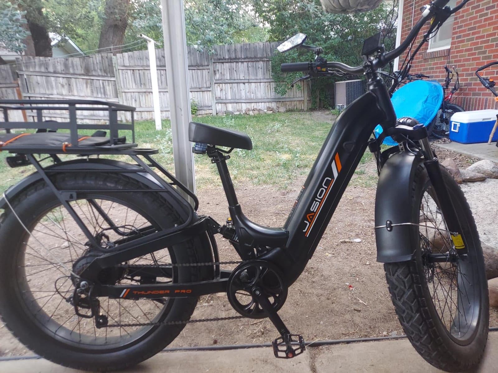 Jasion Thunder PRO/ST Electric Bike, 2000W Peak Ebikes for Adults, 26''Fat Tire Best Ebike for Men, 90 Miles with 1040Wh Battery, 35 MPH Max Speed Bicycles, 500 lbs Capacity, Certified By UL2849 customer photo 1