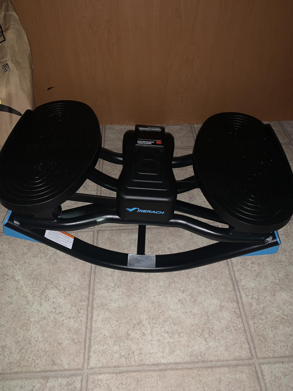 Merach Rocking Steppers for Exercise at Home, 3D Motion Stair Stepper, Balance Board with Resistance Bands for Full Body Workout and Low-Impact Cardio, 330 LBS Loading Capacity Exercise Equipment customer photo 1