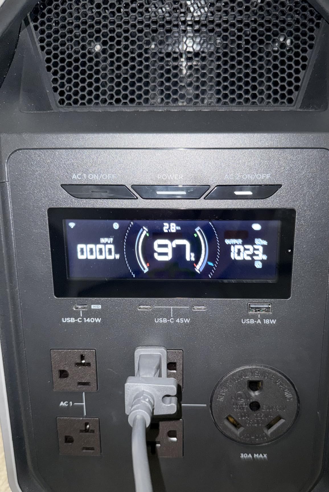 EF ECOFLOW 3072Wh Power Station DELTA 3 Ultra Plus with 400W Solar Panel customer photo 2