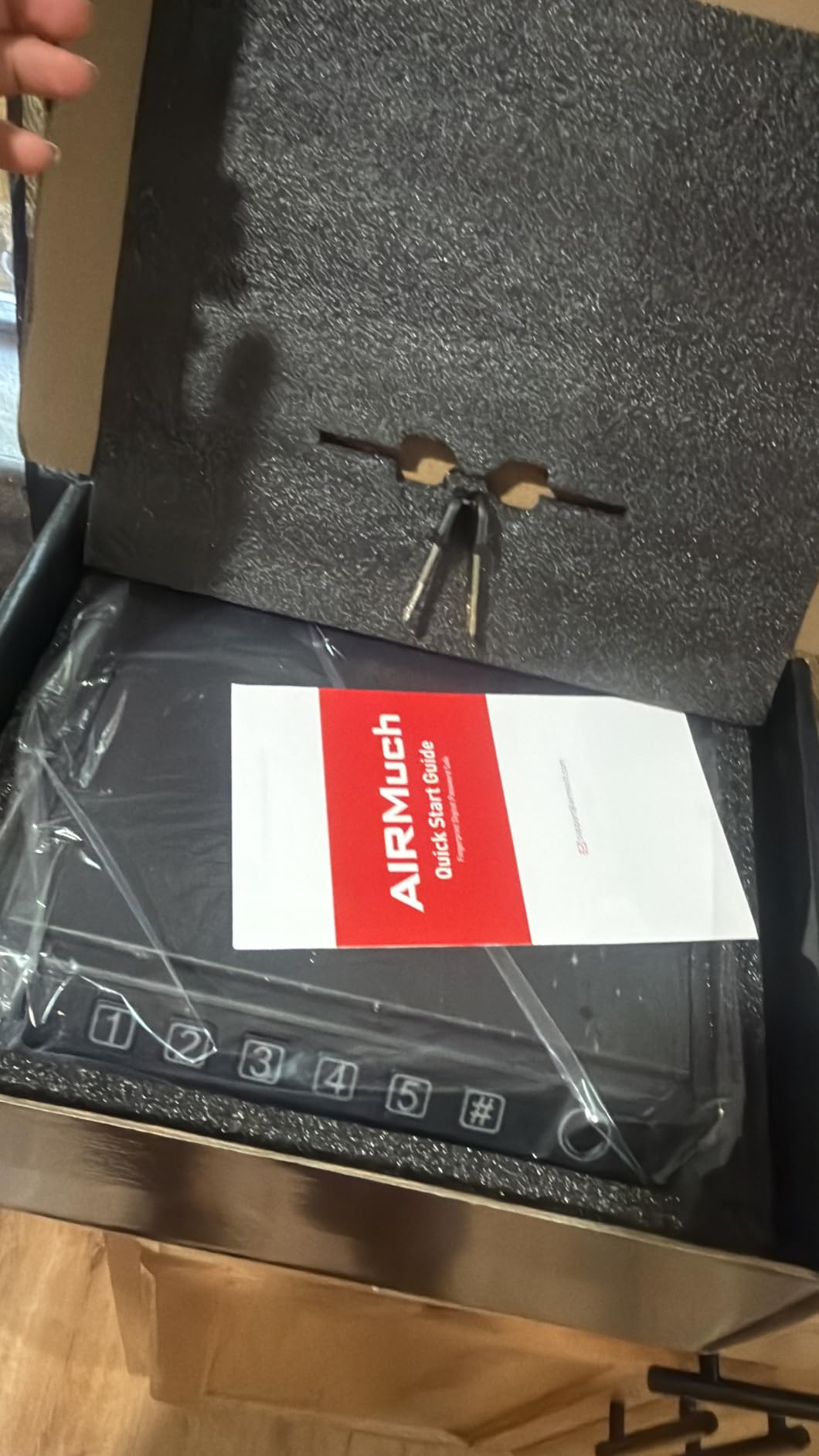 Biometric Gun Safe for Handguns, Pistol Safe Fits 2-3 Handguns customer photo 1