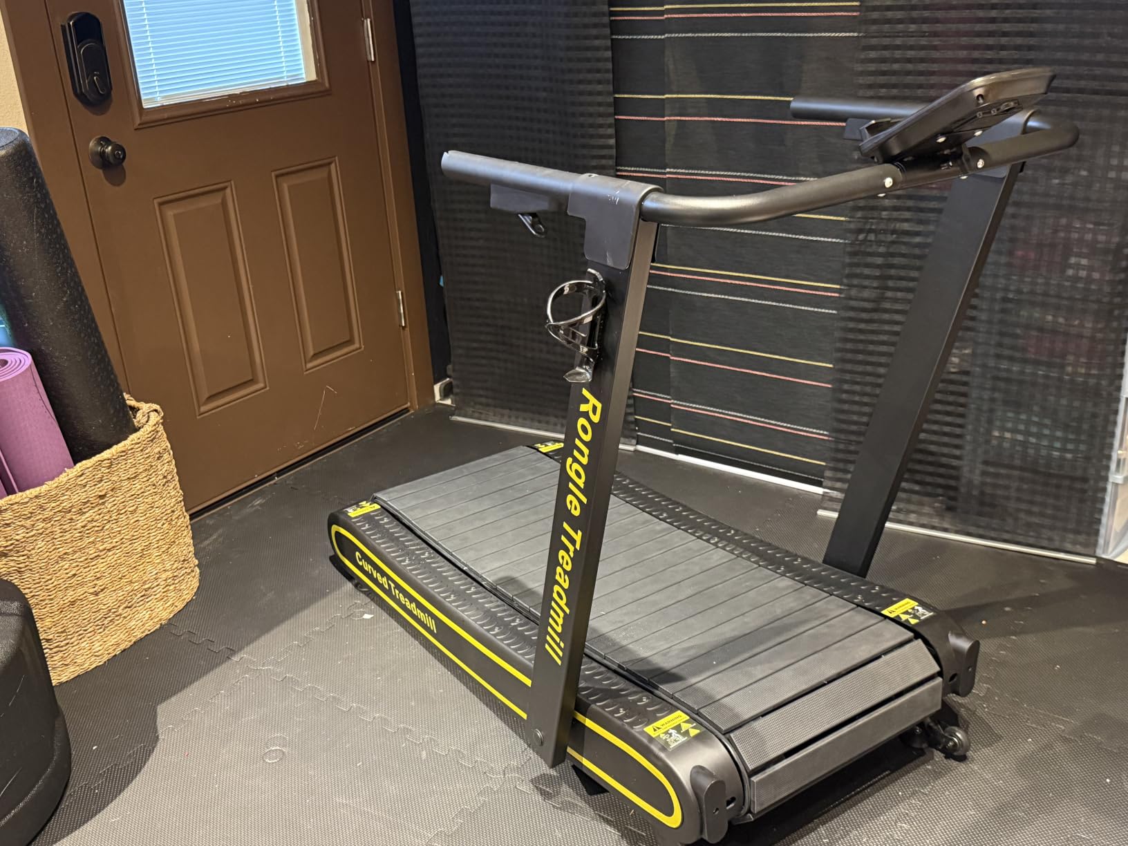 Curved Treadmill, Non-Electric and Foldable for Home Running 350LBS customer photo 1