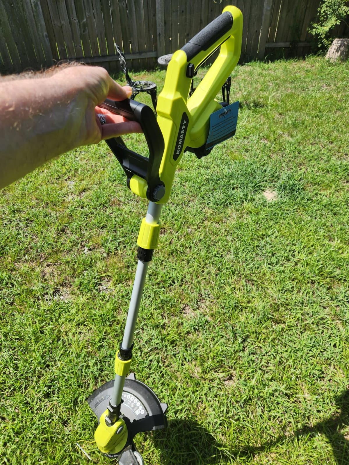 20V Electric Cordless String Trimmer 2 x 2.0Ah Battery Powered with Charger customer photo 2
