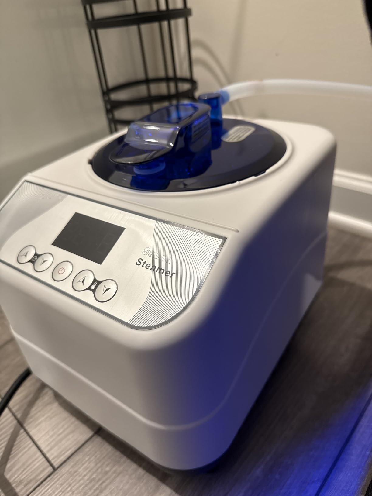Infrared Steam Sauna with 660nm 470nm 850nm Red & Blue Light Therapy, 3L 1300W Steamer, 9 Heat Levels, 2 Light Therapy Modes, XXL Folding Chair, Portable Sauna Tent Personal Indoor Sauna for Home customer photo 2