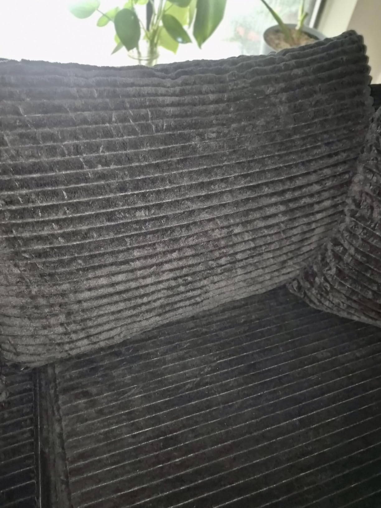 Mangodan Cloud Sectional Sofa, Boneless Couch for Living Room, Dark Grey customer photo 1