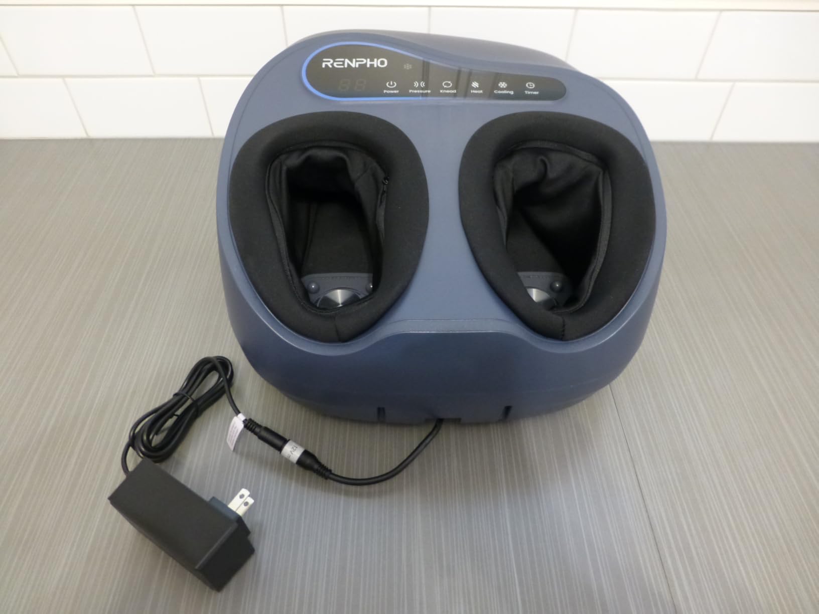 RENPHO Thermacool 2-in-1 FSA Foot Massager with Heat & Cold, HSA Eligible | Cooling Therapy, Premium Foot Massager with 5 Compression & 3 Kneading, Countdown Timer Panel, Remote, Fits up to Size 13 customer photo 2
