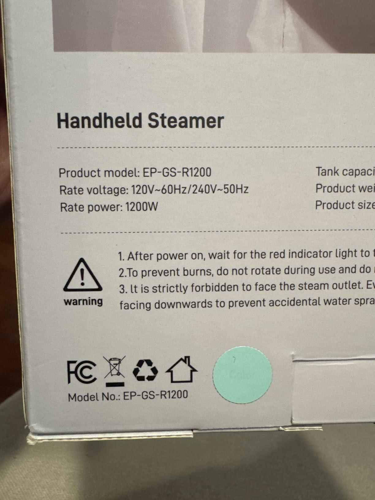 Dual Voltage Global Travel Steamer (100-240V), Grey, Portable 2-in-1 Handheld Steamer & Iron with Auto Shut-Off & Dual Steam Modes for Clothes & Garments customer photo 1