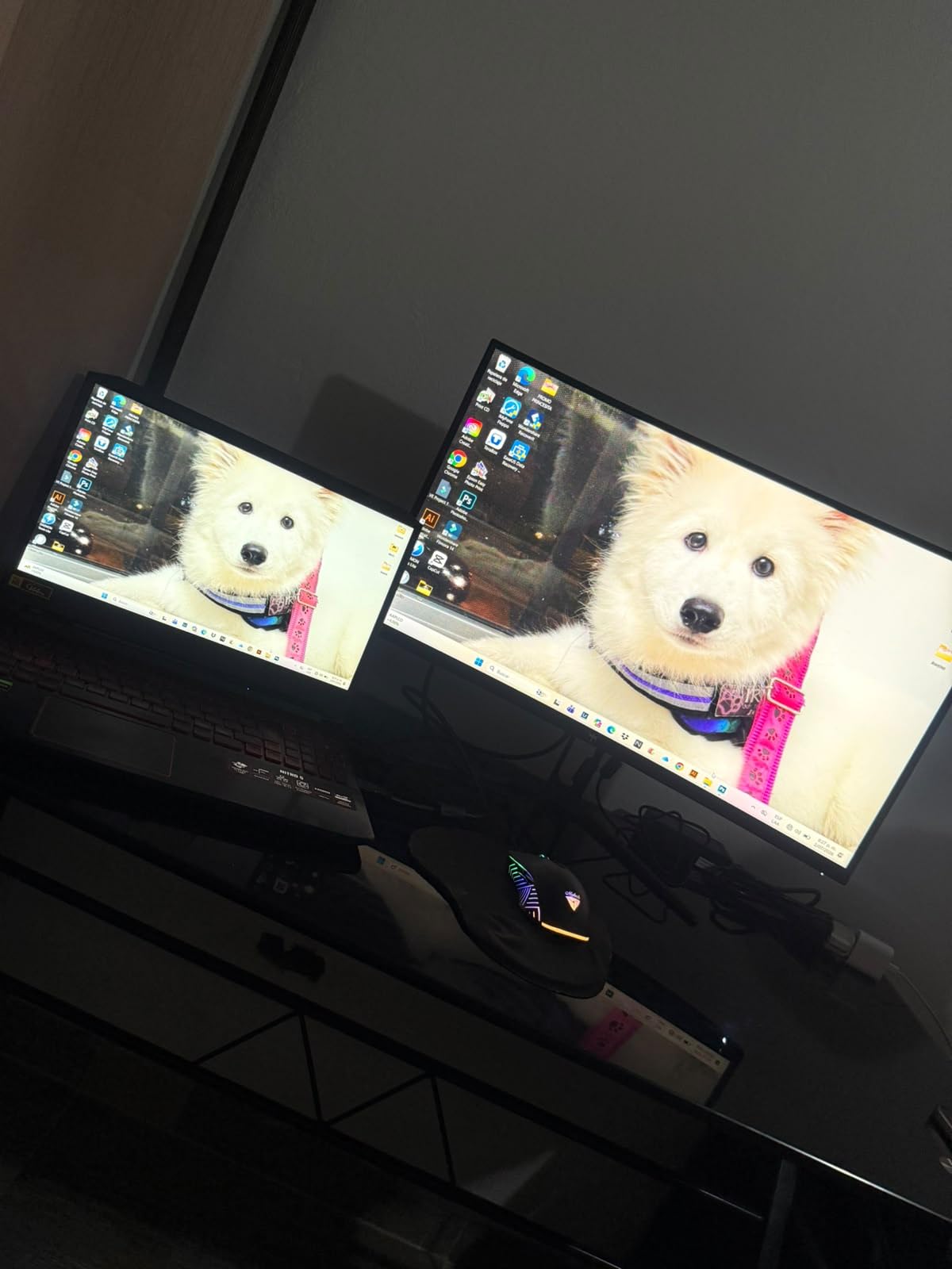 KTC H27S5C 27 Inch Curved Gaming Monitor, 1440P QHD 144Hz Monitor, HDR 400, 2560x1440 120Hz Curve Monitors, 1500R HVA Panel, Adaptive Sync, 400nits, 129% sRGB, HDMI DP, VESA 100x100 Mount customer photo 1