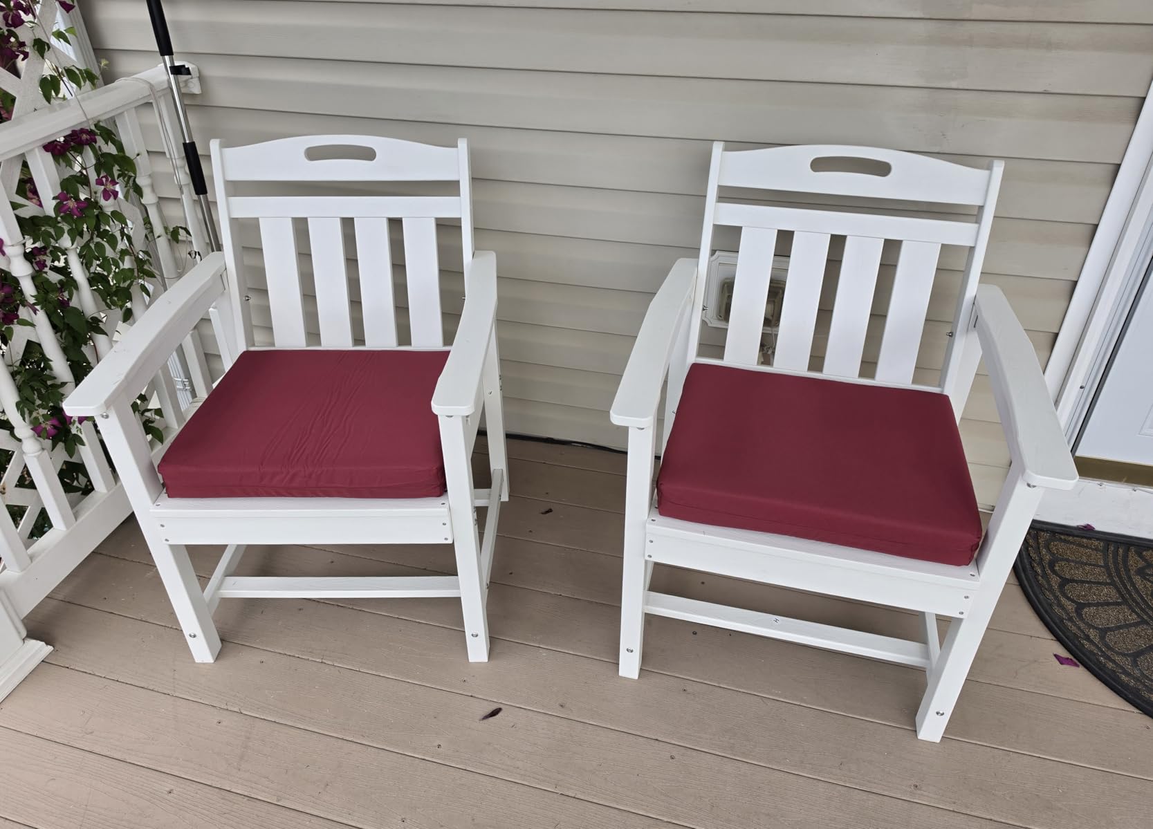 HDPE Outdoor Patio Dining Table & 6 Chairs Set, 2