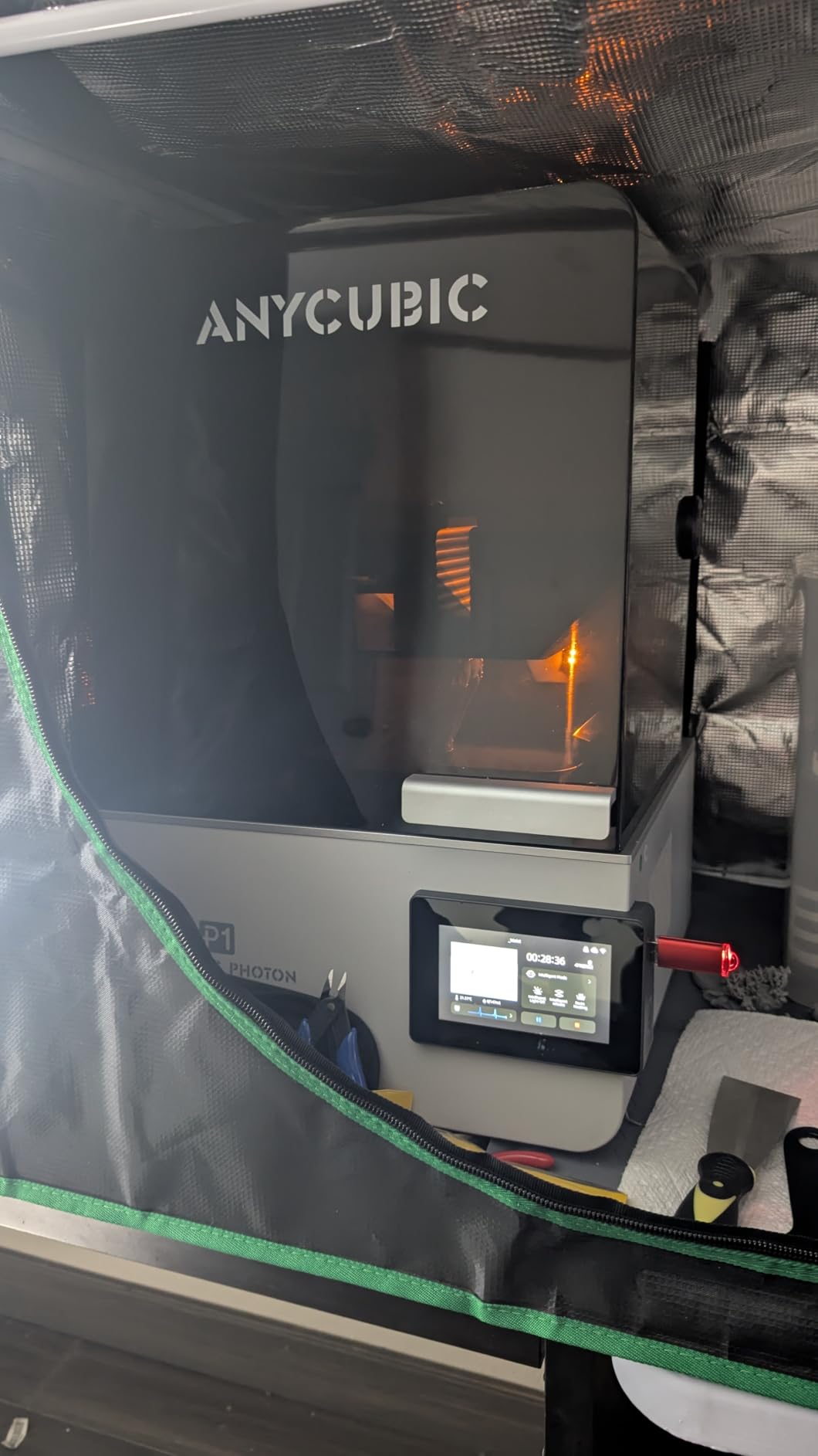 ANYCUBIC Photon P1 14K Resin 3D Printer with Auto-Leveling | Stability Ball Screw, 14K Precision & LighTurbo 4.0, 8000cps Resin Compatible, Large Build Size 8.78x4.96x9.05in customer photo 1